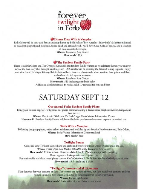 FOREVER TWILIGHT IN FORKS 2015 – Twilight Girl